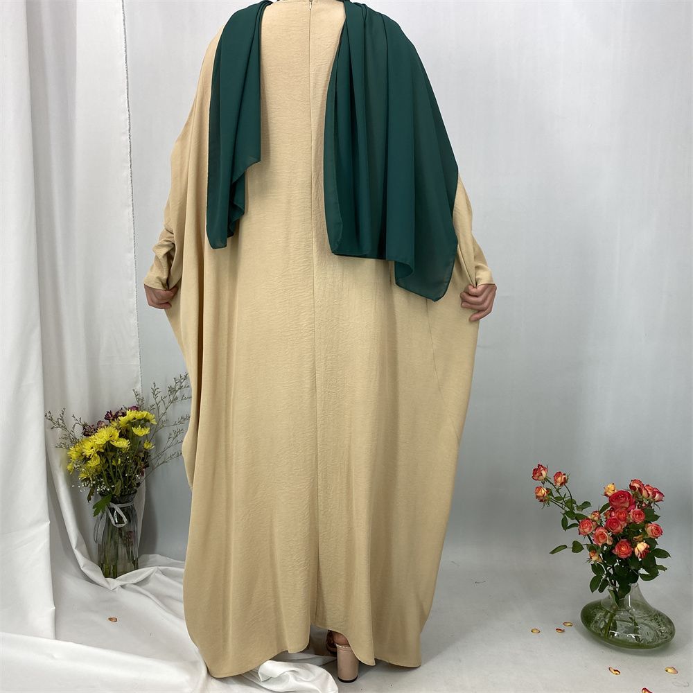 Muslim fashion elegant dress, Middle East, Turkey, Dubai, Islamic, African pleated dress, long gown