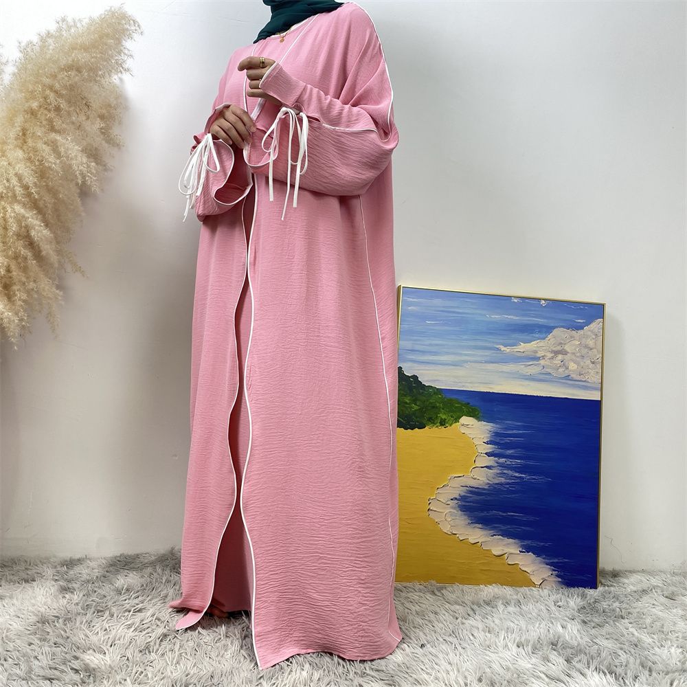 Middle Eastern Muslim suit, Abaya sleeveless dress, women's cardigan, Turkey, Dubai, Africa, Arab, elegant women's wear