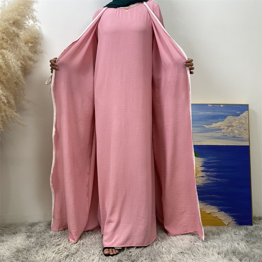 Middle Eastern Muslim suit, Abaya sleeveless dress, women's cardigan, Turkey, Dubai, Africa, Arab, elegant women's wear