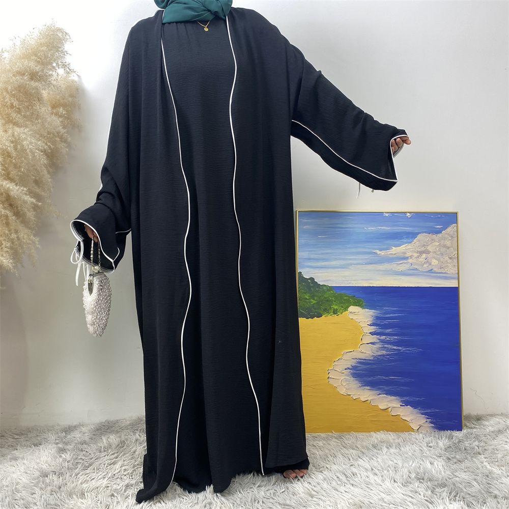Middle Eastern Muslim suit, Abaya sleeveless dress, women's cardigan, Turkey, Dubai, Africa, Arab, elegant women's wear