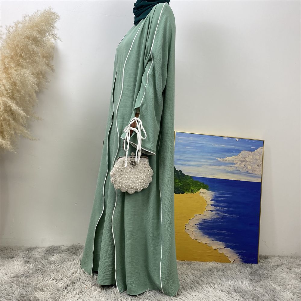 Middle Eastern Muslim suit, Abaya sleeveless dress, women's cardigan, Turkey, Dubai, Africa, Arab, elegant women's wear
