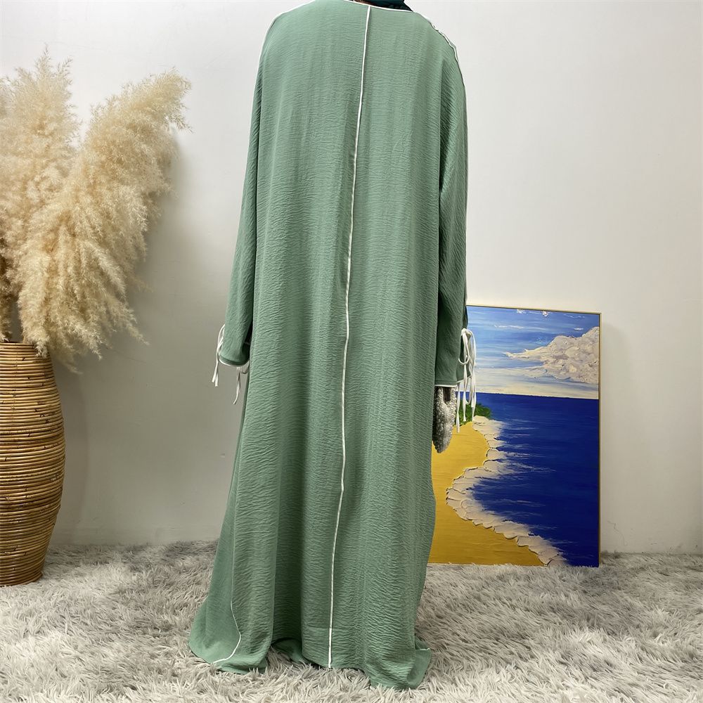 Middle Eastern Muslim suit, Abaya sleeveless dress, women's cardigan, Turkey, Dubai, Africa, Arab, elegant women's wear