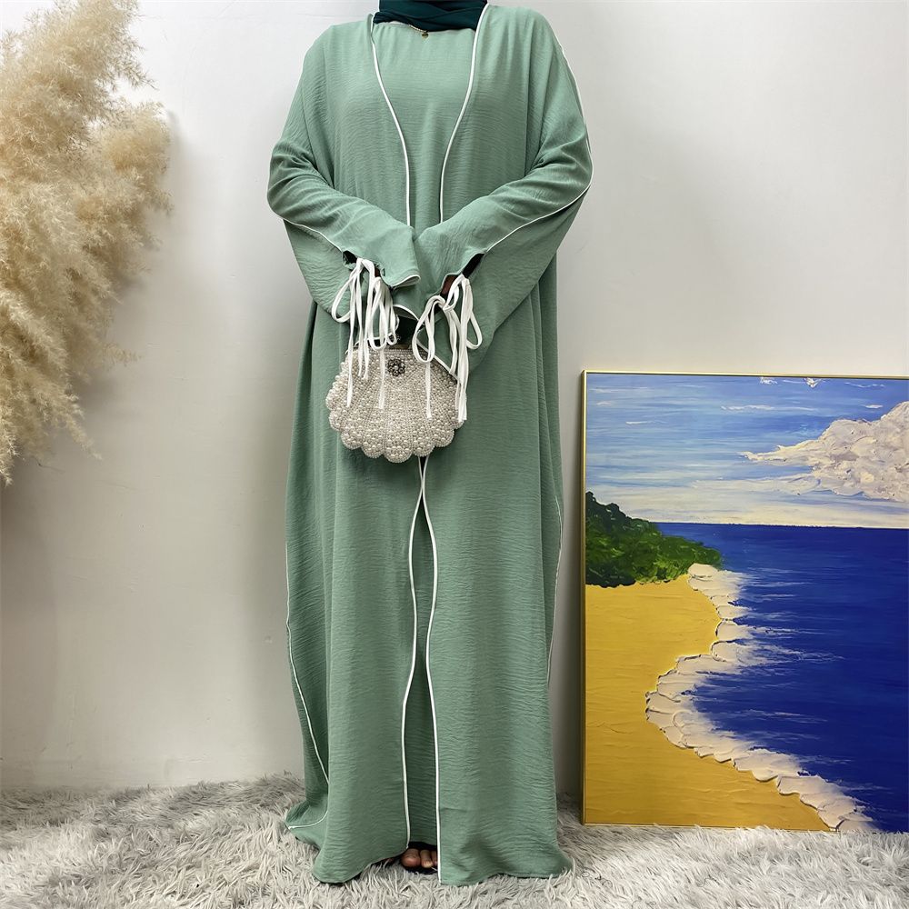Middle Eastern Muslim suit, Abaya sleeveless dress, women's cardigan, Turkey, Dubai, Africa, Arab, elegant women's wear