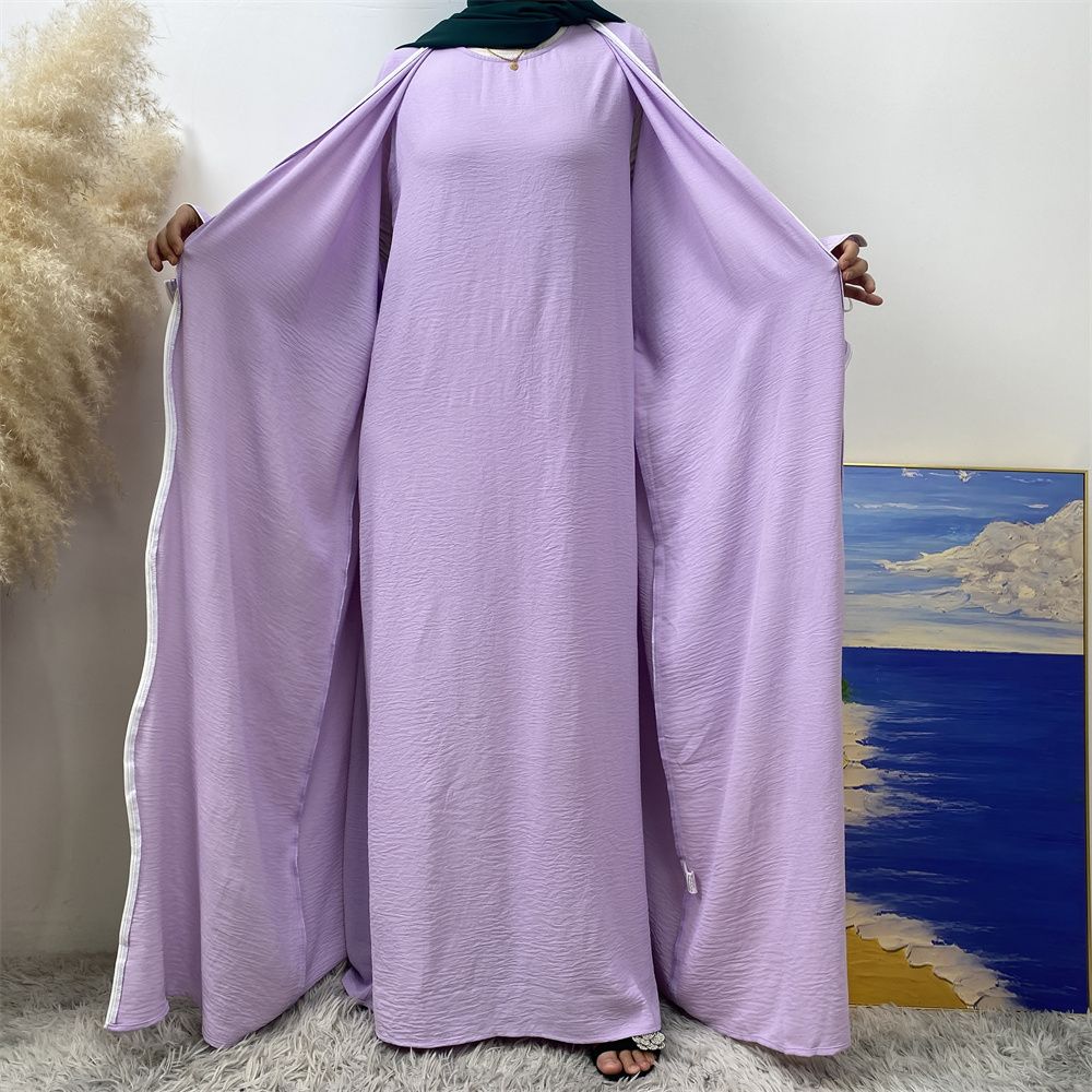 Middle Eastern Muslim suit, Abaya sleeveless dress, women's cardigan, Turkey, Dubai, Africa, Arab, elegant women's wear