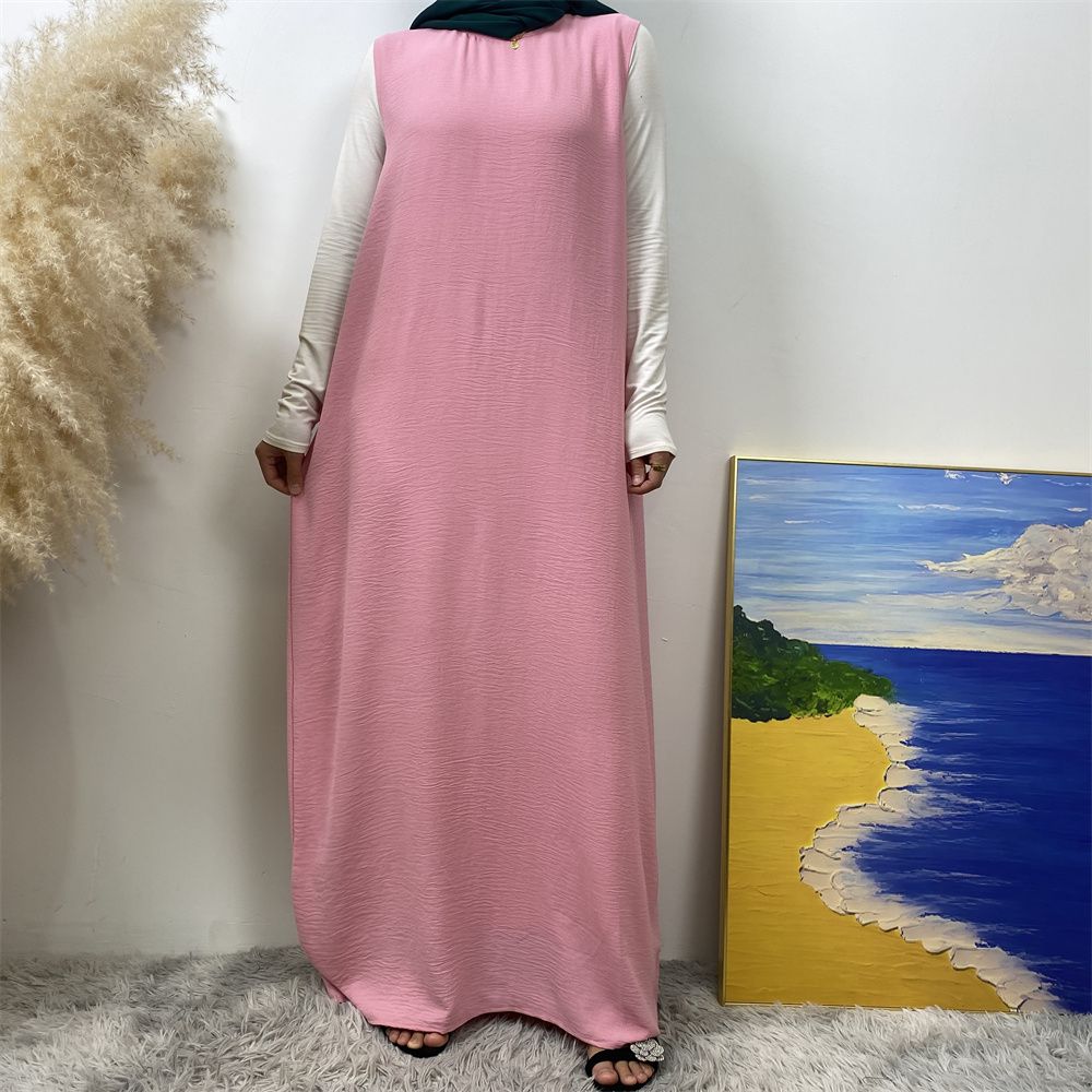 Middle Eastern Muslim suit, Abaya sleeveless dress, women's cardigan, Turkey, Dubai, Africa, Arab, elegant women's wear