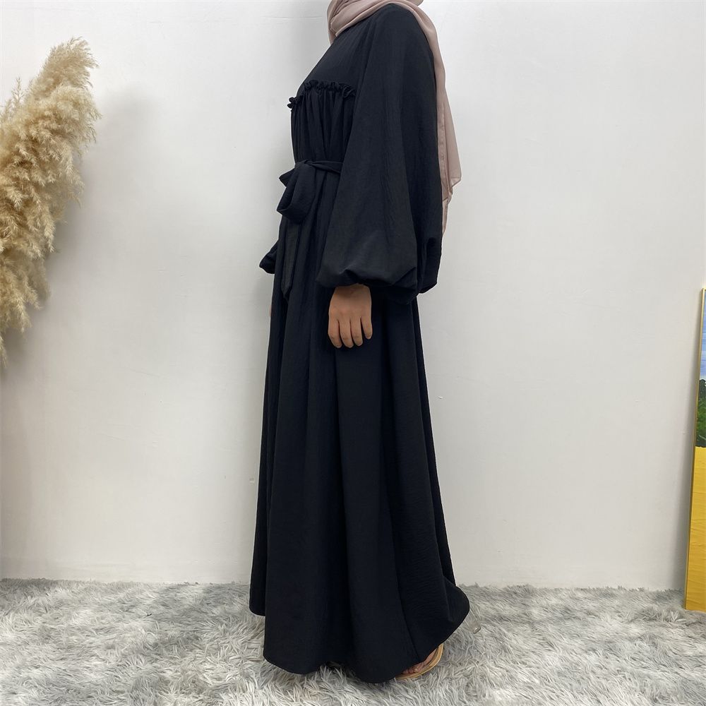 Middle Eastern Muslim, Turkish, Arab, Dubai, loose sleeves, side pockets, Muslim long robe dress, long robe
