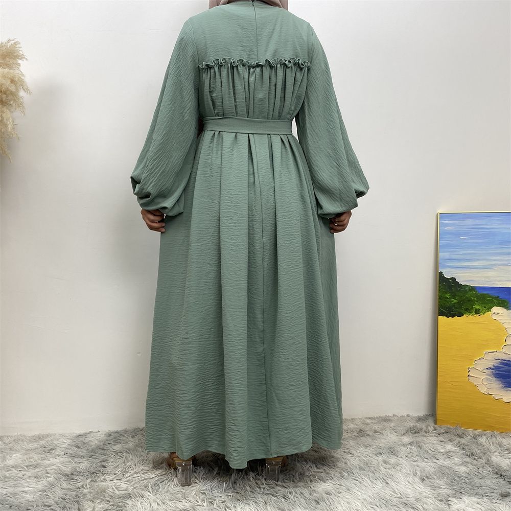 Middle Eastern Muslim, Turkish, Arab, Dubai, loose sleeves, side pockets, Muslim long robe dress, long robe