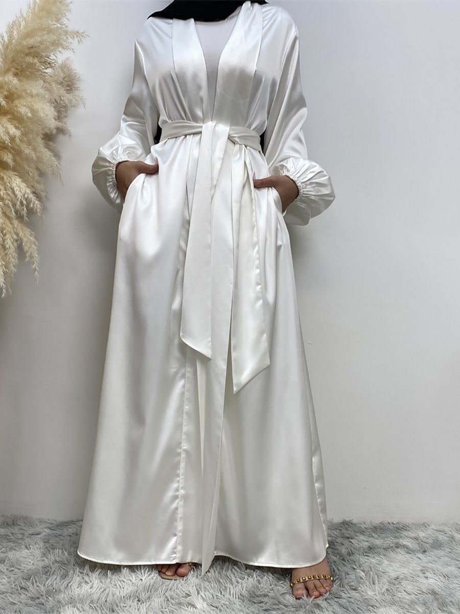 New fashionable Middle Eastern, Turkish, Dubai, Arab, African, Islamic and Muslim women's cardigan, robe and dress