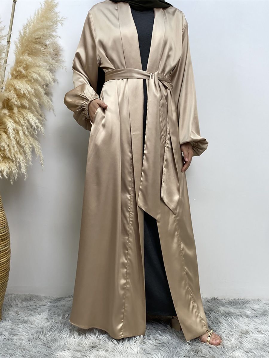 New fashionable Middle Eastern, Turkish, Dubai, Arab, African, Islamic and Muslim women's cardigan, robe and dress