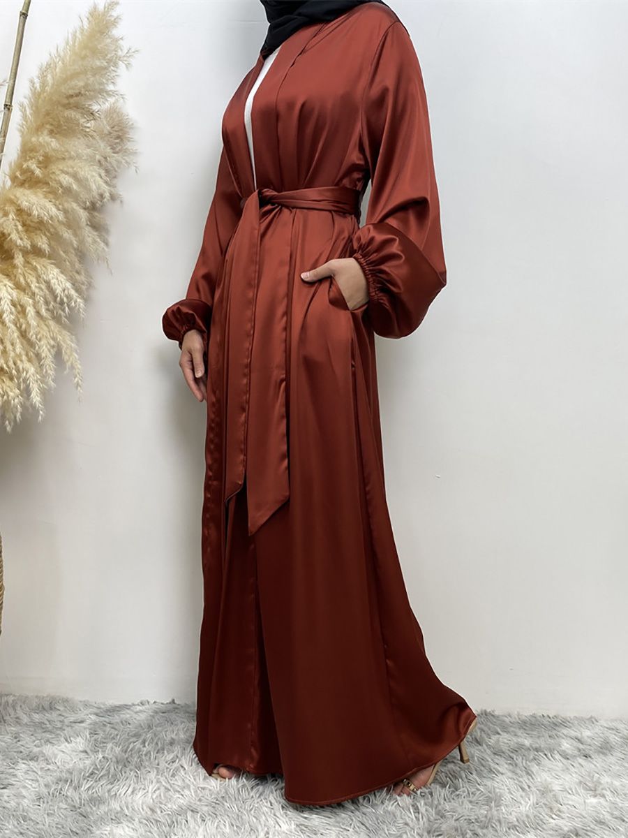 New fashionable Middle Eastern, Turkish, Dubai, Arab, African, Islamic and Muslim women's cardigan, robe and dress