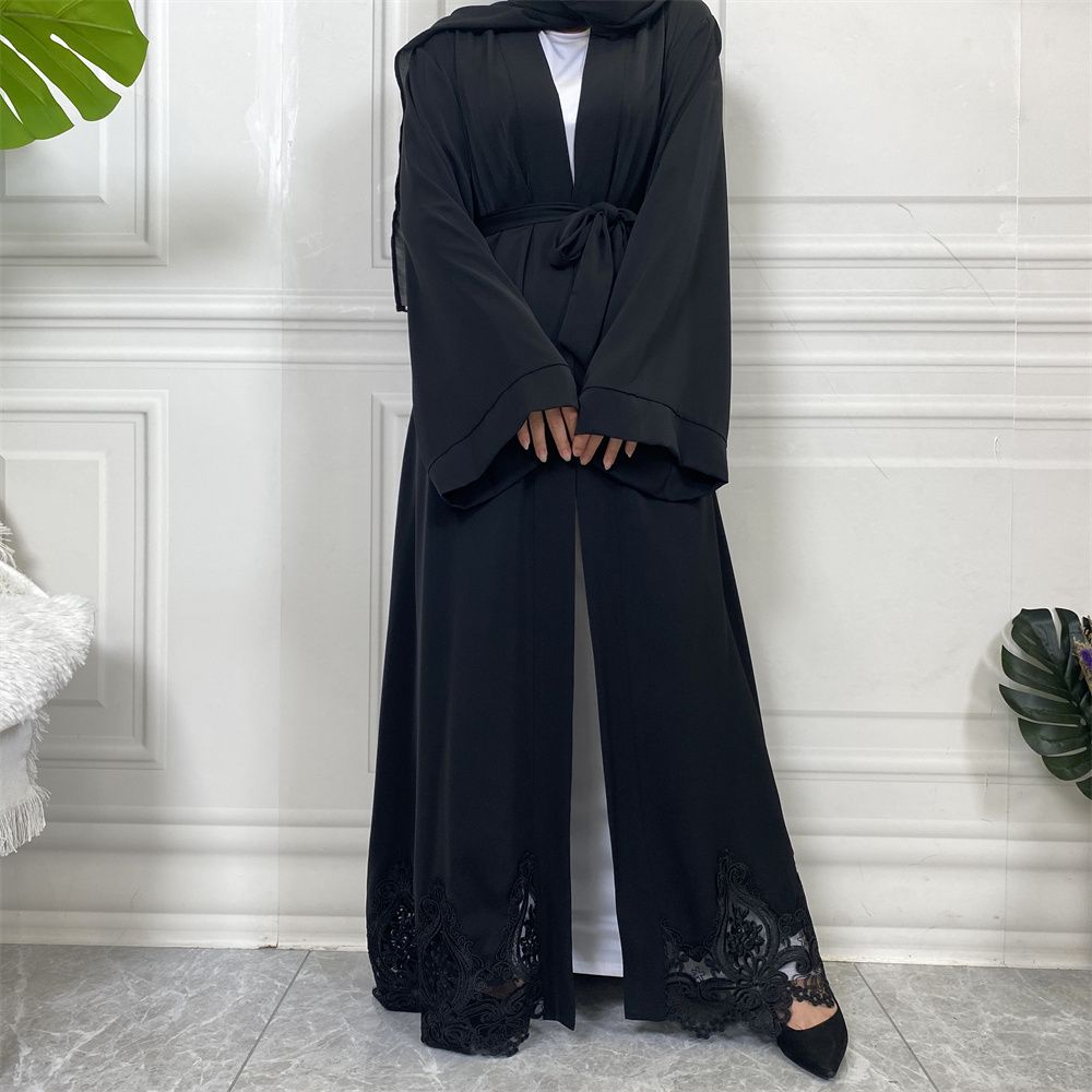 Muslim elegance, Middle East, Turkey, African fashion, embroidered robe, Turkish casual cardigan, long dress