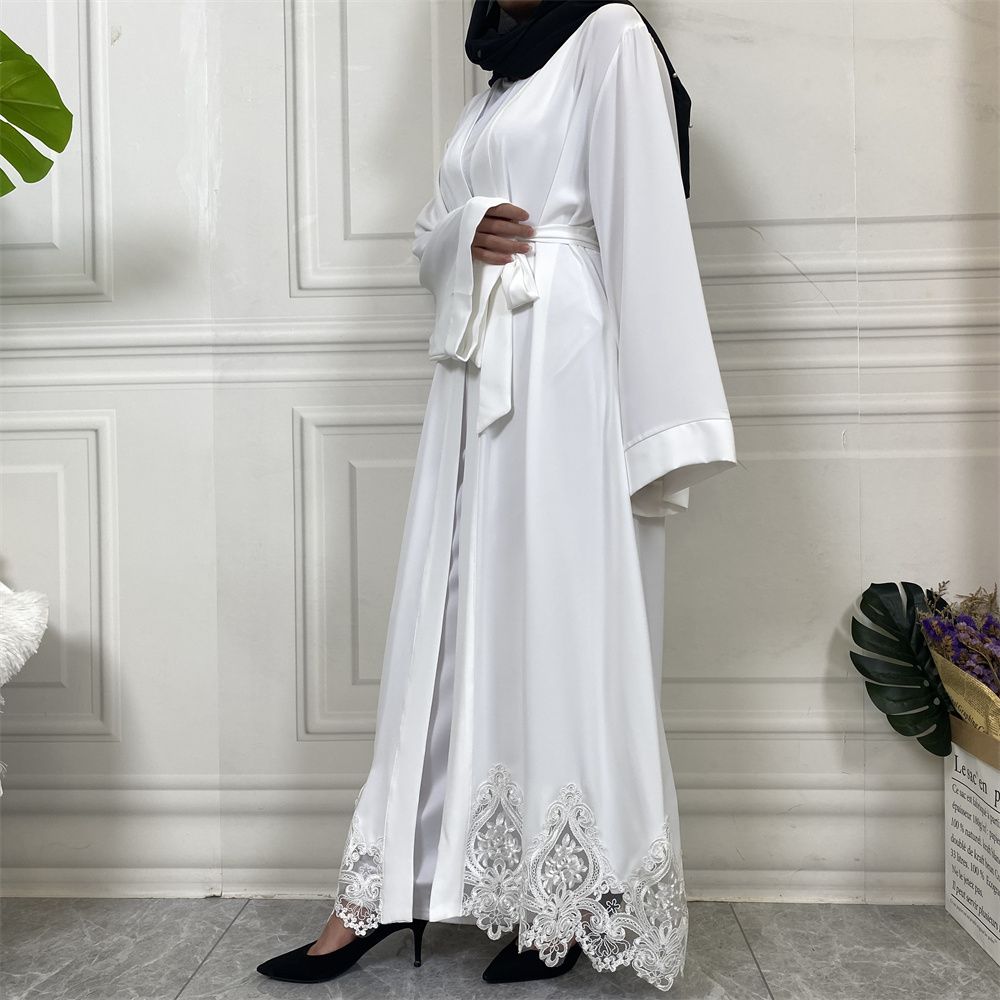 Muslim elegance, Middle East, Turkey, African fashion, embroidered robe, Turkish casual cardigan, long dress