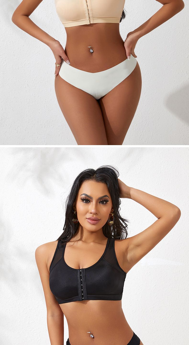 Sports Bra, Plus Size Bra for欧美 (Europe and America), Push-up Wire-Free Unpadded Sports Vest Bra for Women