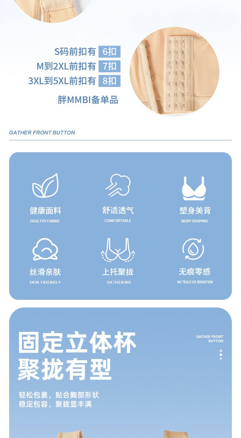 Sports Bra, Plus Size Bra for欧美 (Europe and America), Push-up Wire-Free Unpadded Sports Vest Bra for Women