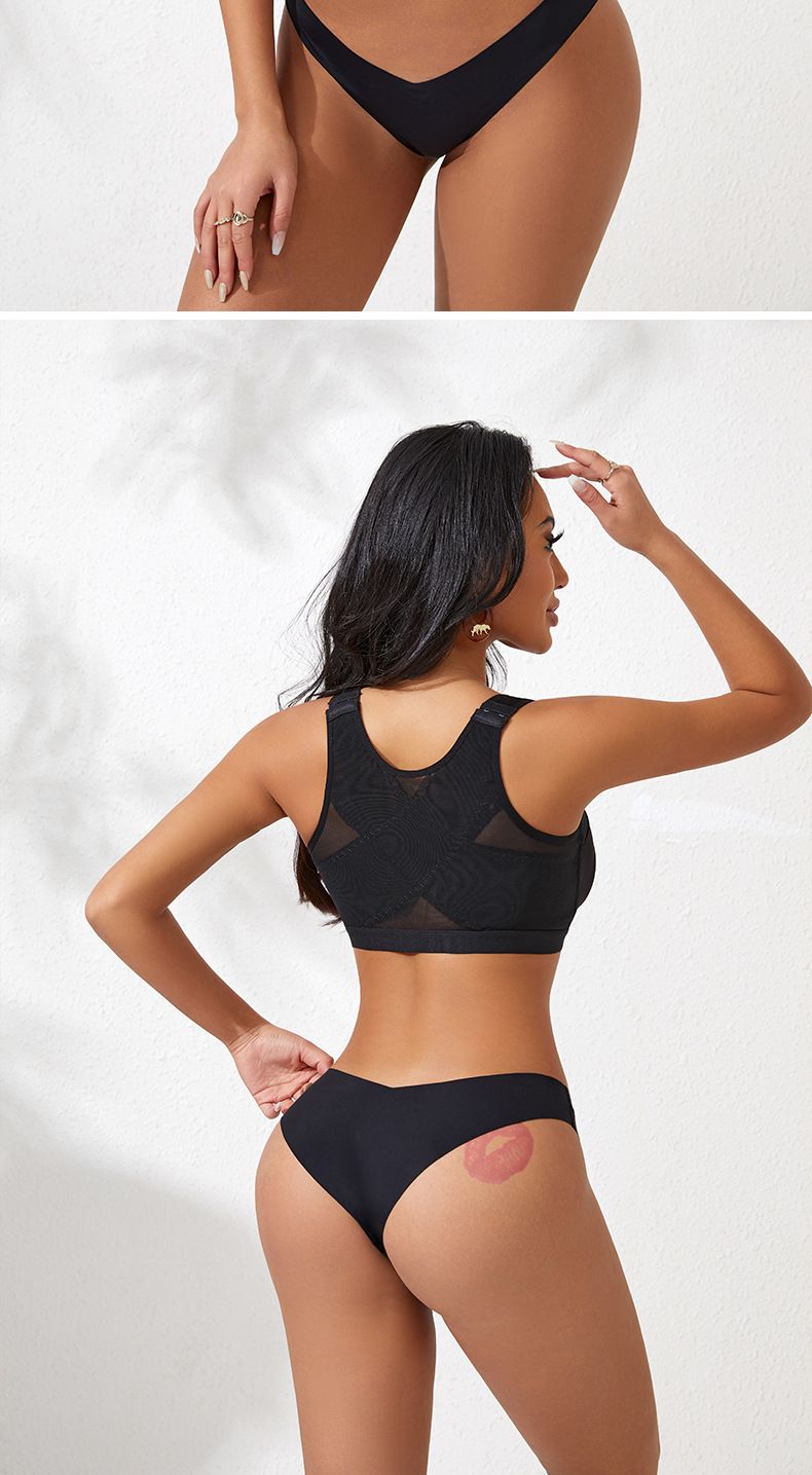 Sports Bra, Plus Size Bra for欧美 (Europe and America), Push-up Wire-Free Unpadded Sports Vest Bra for Women