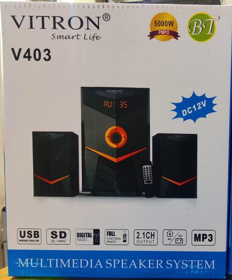 Vitron V403 Subwoofer 5000W 2.1ch Bluetooth