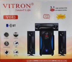 Vitron V643 10,000 WATTS SUBWOOFER SYSTEM-BT/FM/USB-AC/DC