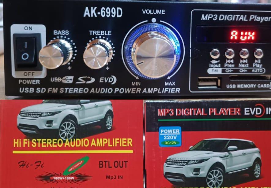UKC Stereo Power Amplifier with FM AK-699D Bluetooth Enabled.