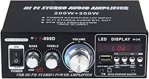 UKC Stereo Power Amplifier with FM AK-699D Bluetooth Enabled.