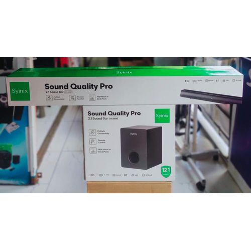 Syinix Sound Bar Multimedia Woofer Speaker System SYN-S60- BLACK