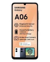 Samsung Galaxy A06 64GB+4GB 50MP Camera 6.7" 90Hz MTK Helio G85 (12nm) 5000mAh 25W Type-C Charge Android 14 Side Fingerprint Unlock phone Smart Phone