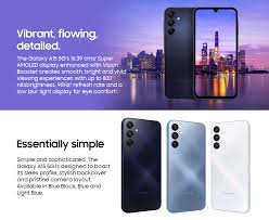 Samsung Galaxy A15 128GB+4GB 50MP+2MP+5MP Triple Camera Mediatek Helio G99 6.5" 90Hz Display Android 14 5000mAh 25W Type-C Charge Smart Phone