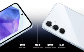 Samsung Galaxy A55 5G 128GB+8GB 120Hz 6.6" AMOLED 50MP Triple Camera IP67 Waterproof Android 14 5000mAh 25W Type-C Smart Phones Fingerprint Unlock