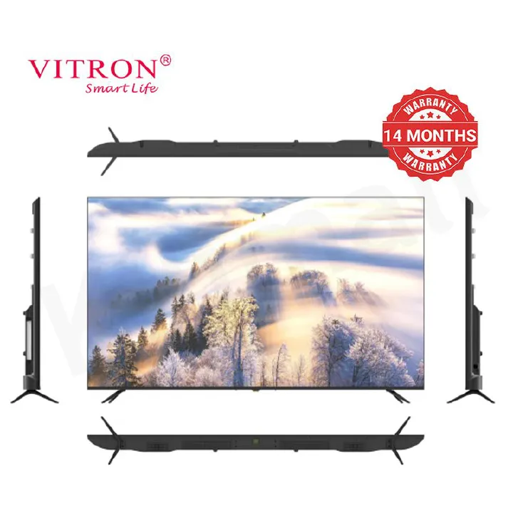 Vitron 55 Inch Smart TV UHD TV HTC5588USWO WebOS LED TV Bluetooth Frameless Television 2GB+9GB DVB-T2