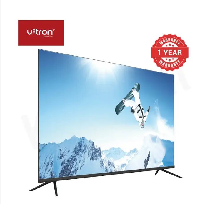 Vitron 55 Inch Smart TV UHD TV HTC5588USWO WebOS LED TV Bluetooth Frameless Television 2GB+9GB DVB-T2