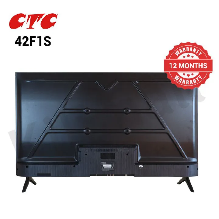 CTC 43 Inch Android Smart TV HD Television with 24 Months Warranty(CTC42F1S) Multi-screen, HDMI, Android 11.0, USB 2.0, Eco friendly, Narrow Bezel, DVB-T2, YouTube, Netflix, Prime Video