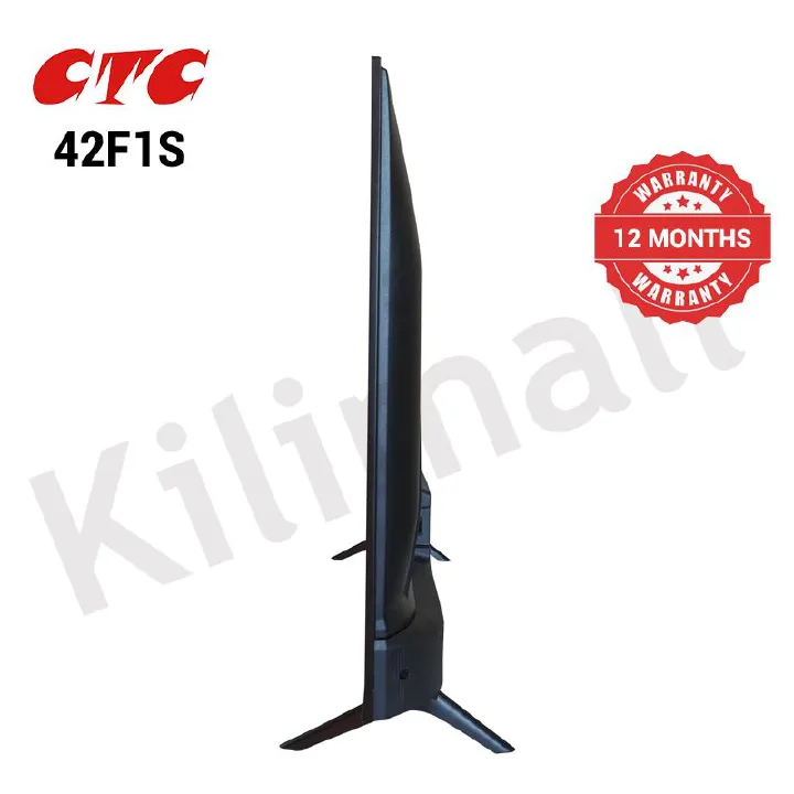 CTC 43 Inch Android Smart TV HD Television with 24 Months Warranty(CTC42F1S) Multi-screen, HDMI, Android 11.0, USB 2.0, Eco friendly, Narrow Bezel, DVB-T2, YouTube, Netflix, Prime Video