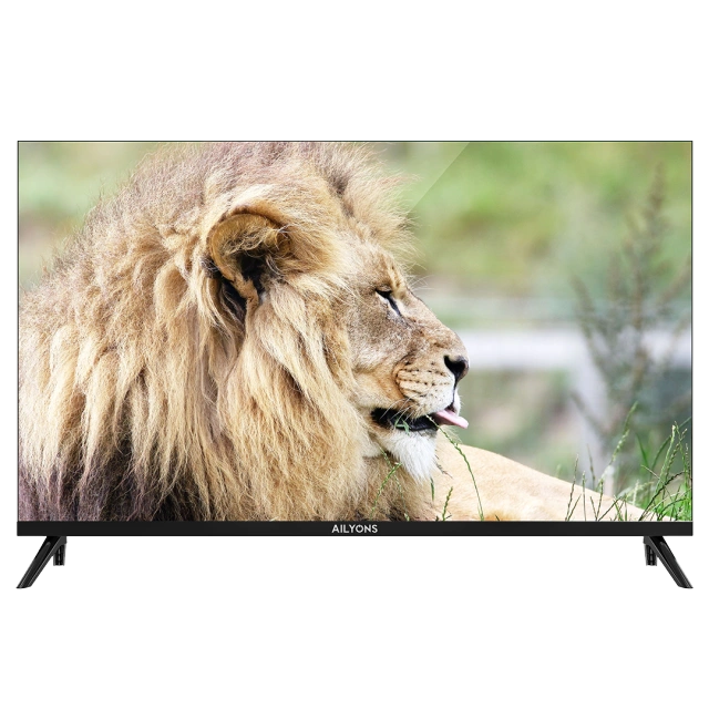 AILYONS 43" INCH LST4306W FULL HD BLUETOOTH ENABLED, WIFI CONNECTIVITY SMART ANDROID TV NETFLIX YOUTUBE TELEVISION FRAMELESS DESIGN,A+PANEL,INBUILT DECODER, WIDE COLOR