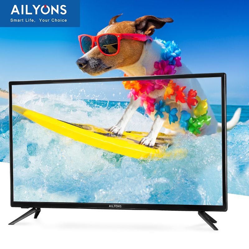AILYONS 43" INCH LST4306W FULL HD BLUETOOTH ENABLED, WIFI CONNECTIVITY SMART ANDROID TV NETFLIX YOUTUBE TELEVISION FRAMELESS DESIGN,A+PANEL,INBUILT DECODER, WIDE COLOR