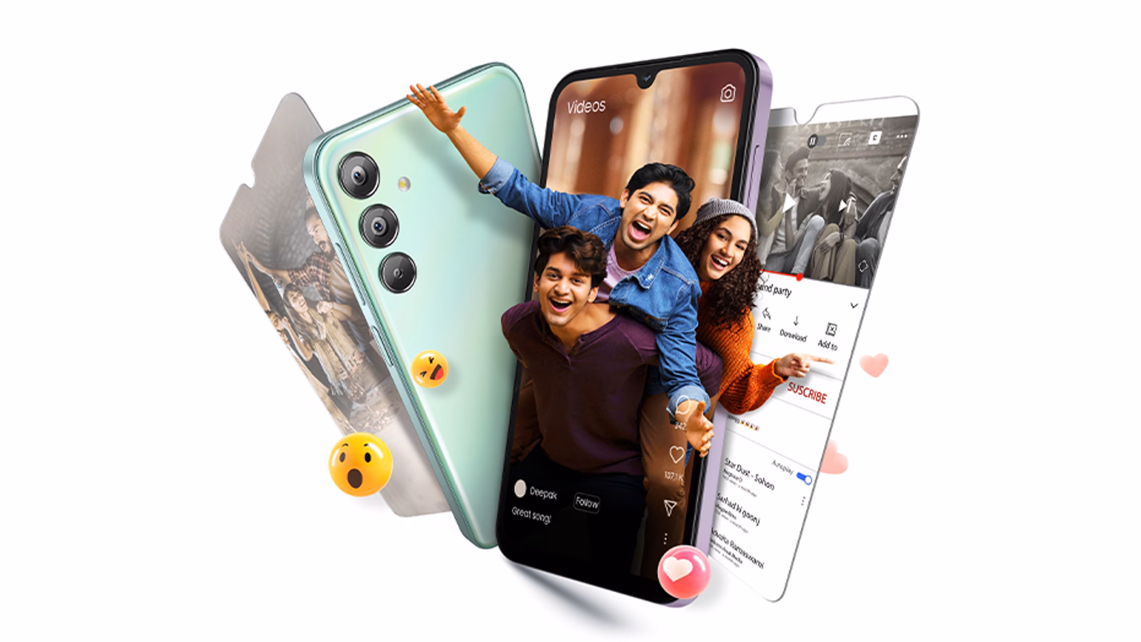 [New Arrival] Samsung Galaxy F15 5G 6GB+128GB 6.6" 90Hz Super AMOLED Display 50MP+13MP Camera 6000mAh Battery 25W Charging MTK Dimensity 6100+ Processor Smart Phones