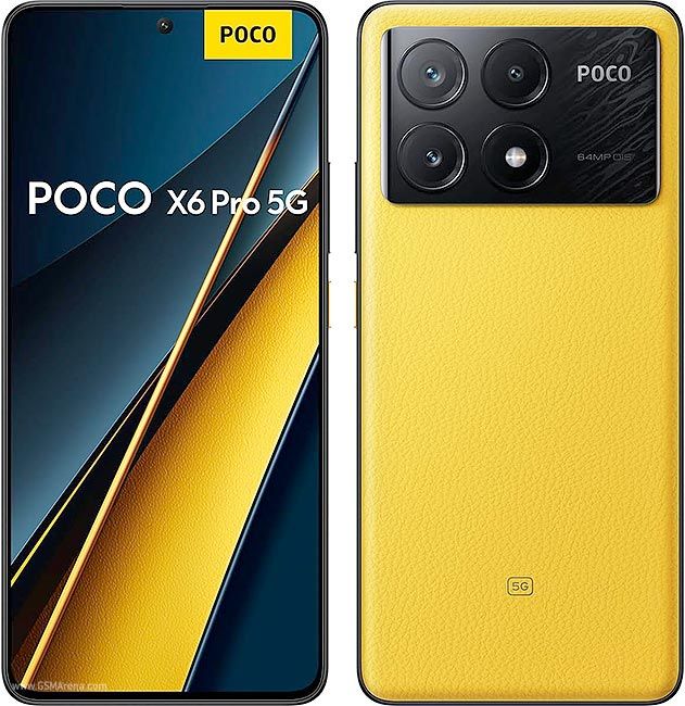 New Arrival} Brand New XIAOMI Poco X6 pro 12GB RAM+512GB ROM 6.67" 120Hz AMOLED Display 64MP Camera IP54 Dust and Water-Resistant Fingerprint Unlock 5000mAh Battery 67W Fast Charge Smart Phones