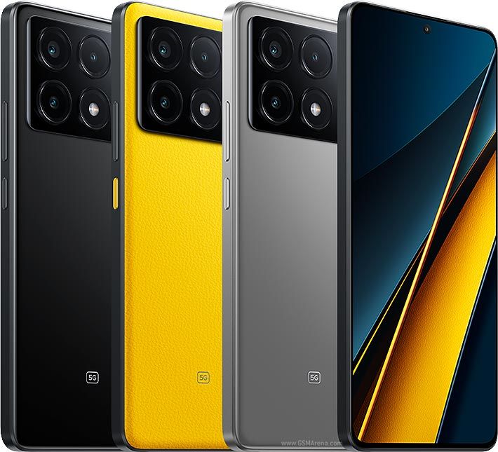 New Arrival} Brand New XIAOMI Poco X6 pro 12GB RAM+512GB ROM 6.67" 120Hz AMOLED Display 64MP Camera IP54 Dust and Water-Resistant Fingerprint Unlock 5000mAh Battery 67W Fast Charge Smart Phones