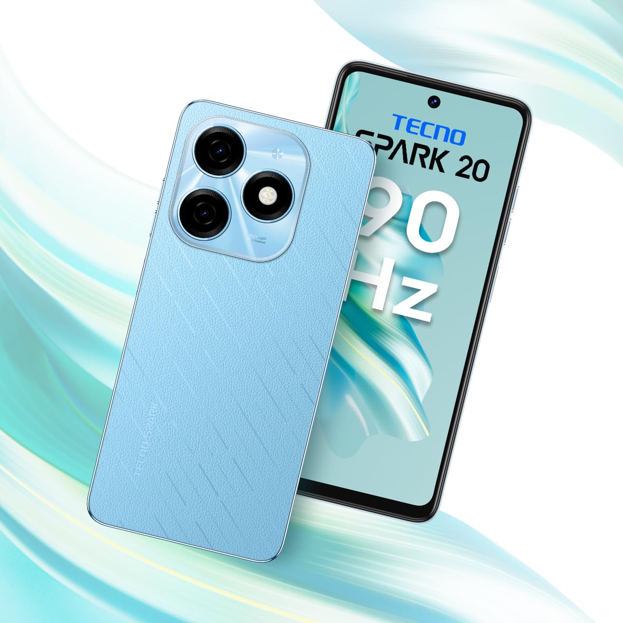 [Limited Offer] TECNO SPARK 20 256GB +8(4+4)GB RAM 90Hz 6.6" MTK G85 Gaming Processor 4G-Dual SIM Side Fingerprint 50MP+32MP Dual Speakers Android 13 5000mAh Smart Phones