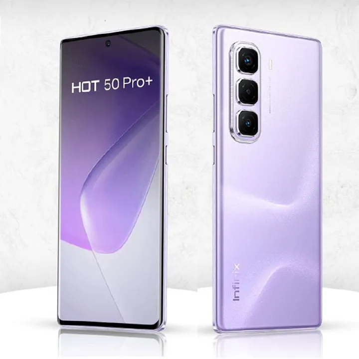 Infinix Hot 50 Pro Plus 256GB+16(8+8)GB 6.7" 3D-Curved AMOLED 120Hz Screen Phone 5000mAh With 33W Type-C 50MP Camera MTK Helio G100 Fingerprint Lock Hot 50 Pro+ Smart Phone