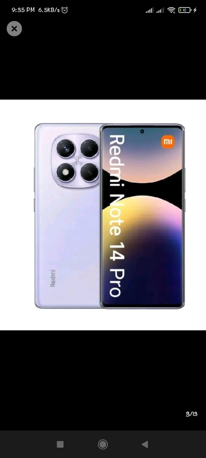 [Brand New] XIAOMI Redmi Note 14 Pro 12GB+512GB 6.67" 120Hz AMOLED Display 200MP Camera IP64 Dust and Splash Resistant 5500mAh Battery Under-display Fingerprint 45W Fast Charging Smart Phones