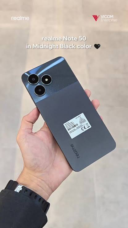 Brand New Realme Note 50 256GB ROM + 8(4+4)GB RAM 6.74" 90Hz Type-C 3-Card Slot Ultra Slim Side Fingerprint Smart Phones phone