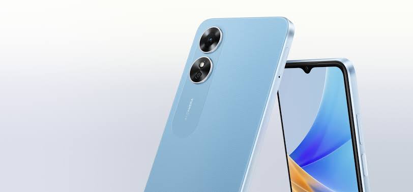 OPPO A17 6.56" 64GB+ 4GB RAM Side Fingerprint Unlock IPX4 Waterproof 5000mAh battery capacity 50mp main canera Android 12 4G-Dual SIM Smart Phones