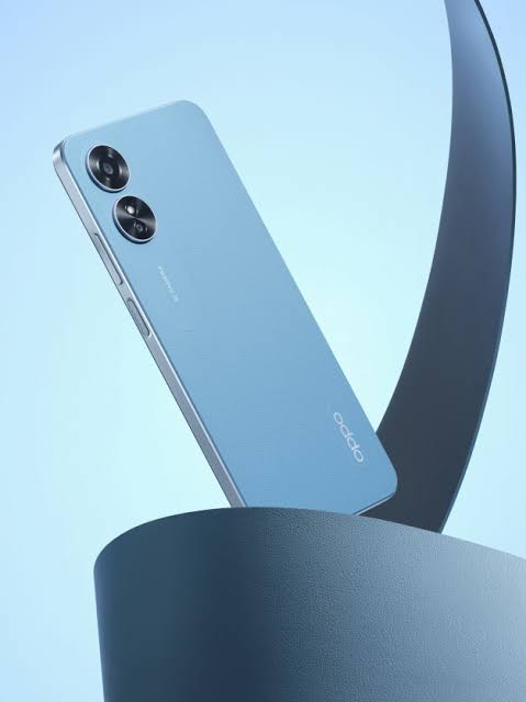 OPPO A17 6.56" 64GB+ 4GB RAM Side Fingerprint Unlock IPX4 Waterproof 5000mAh battery capacity 50mp main canera Android 12 4G-Dual SIM Smart Phones