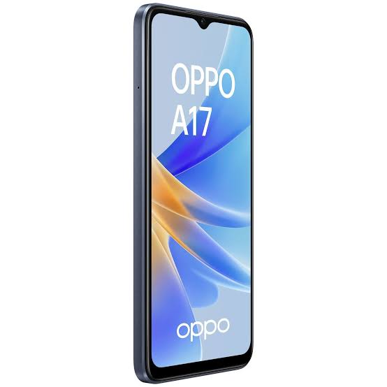 OPPO A17 6.56" 64GB+ 4GB RAM Side Fingerprint Unlock IPX4 Waterproof 5000mAh battery capacity 50mp main canera Android 12 4G-Dual SIM Smart Phones