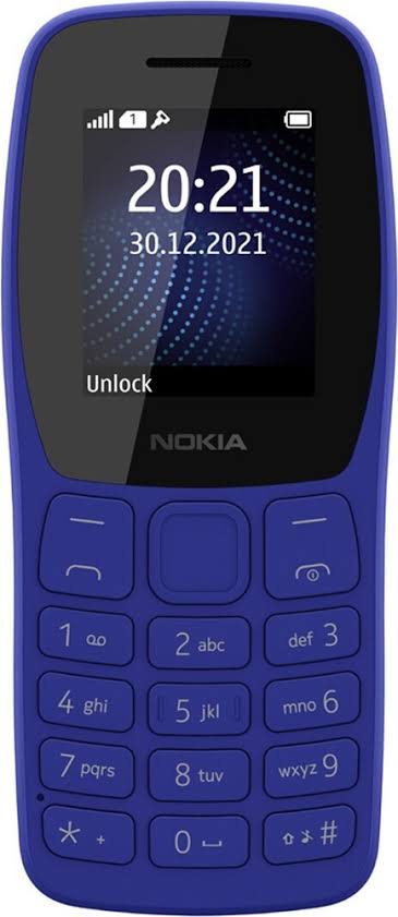 Nokia 105, 1.77" screen, Dual SIM, LED Torch, HD calls over 4G networks VoLTE readyhas 4G-supported HD calling¹ and a long-lasting battery everything you need for long conversation dual featured phone