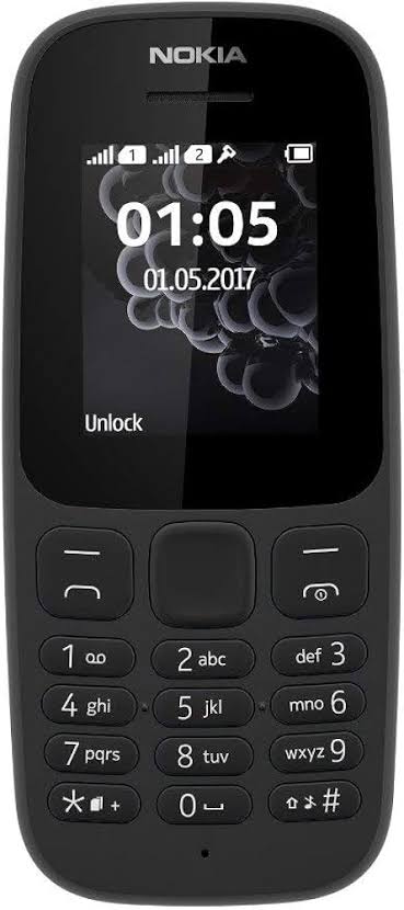 Nokia 105, 1.77" screen, Dual SIM, LED Torch, HD calls over 4G networks VoLTE readyhas 4G-supported HD calling¹ and a long-lasting battery everything you need for long conversation dual featured phone