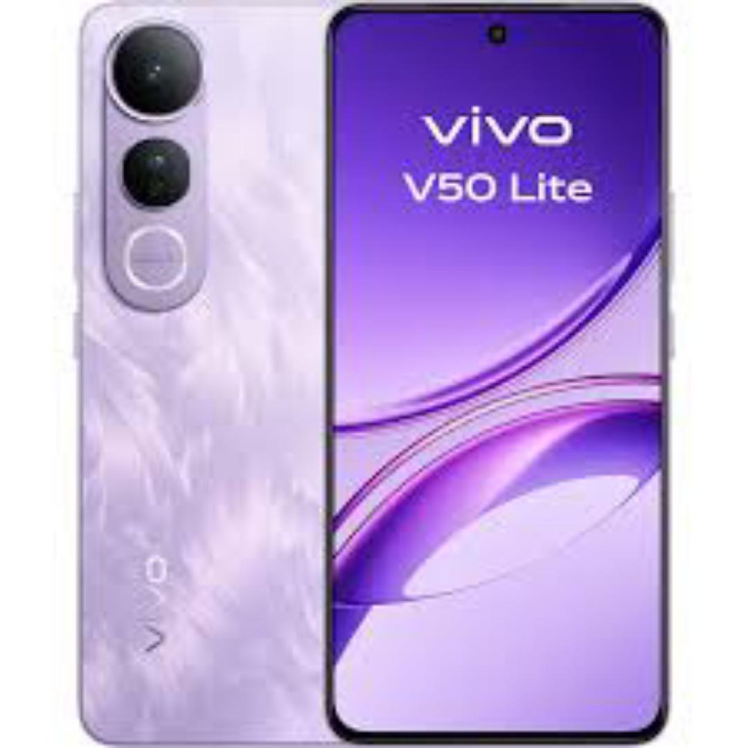 Vivo V50 Lite 4G 256GB+8GB 6.77" AMOLED 120Hz Display 50MP+2MP Camera 6500mAh Battery 90W SuperFast Charging IP65 Dust/Water Resistant Snapdragon 685 Processor Android Smartphone