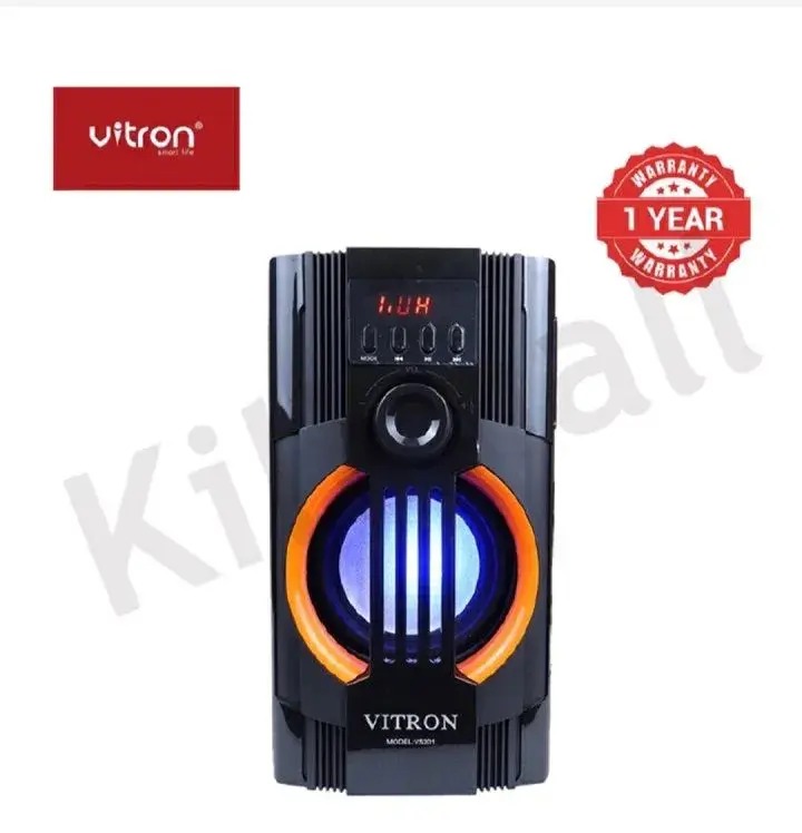 Brand New Vitron V5201 2.1Ch Multimedia Speaker System BT/USB/MP3 10000W Subwooofer VT-5201 Vitron Woofer-1 year warranty