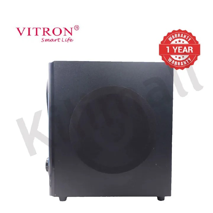 Vitron V643 3.1CH  X-Bass Home Theatre System with Remote Control V643 Bluetooth Woofer Speaker System Subwoofer Home Audio System USB SD MP3 FM Radio 10000W Black 10000W-1 YEAR WARRANTY