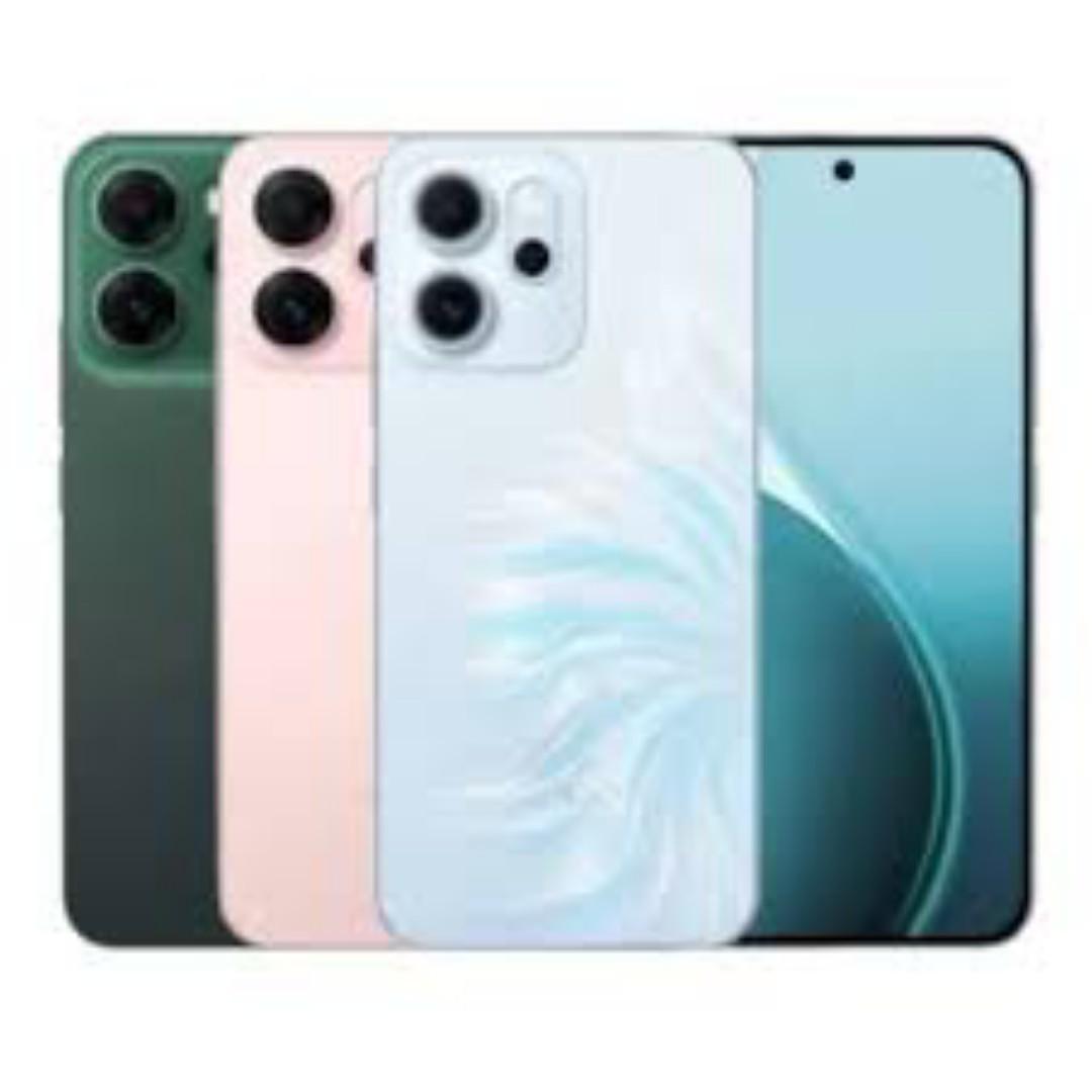 Brand New OPPO Reno14 F 5G 512GB+12GB 6.57" 120Hz AMOLED 6000mAh 45W 50MP Camera Snapdragon 6 Gen 1 Android 15 Fingerprint Face Unlock Dual SIM Smart Phones RENO 14F