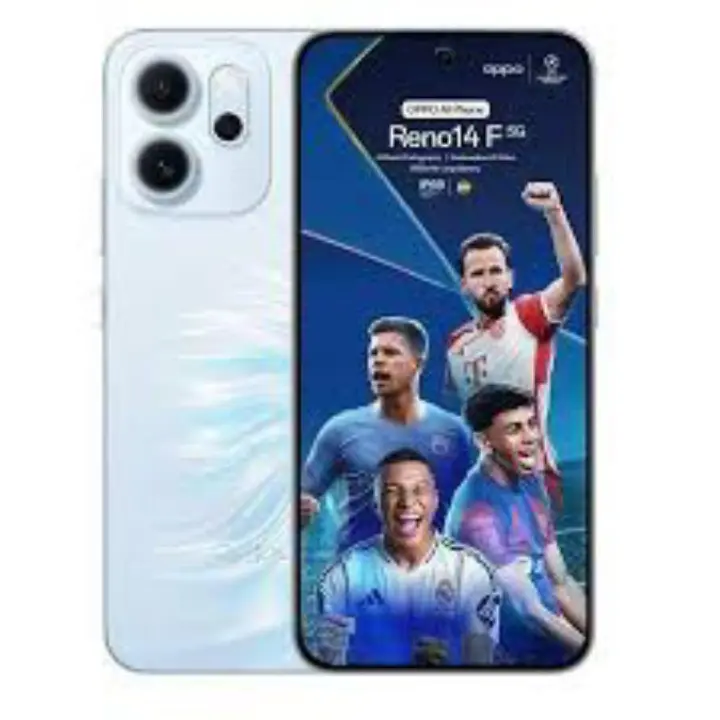 Brand New OPPO Reno14 F 5G 512GB+12GB 6.57" 120Hz AMOLED 6000mAh 45W 50MP Camera Snapdragon 6 Gen 1 Android 15 Fingerprint Face Unlock Dual SIM Smart Phones RENO 14F